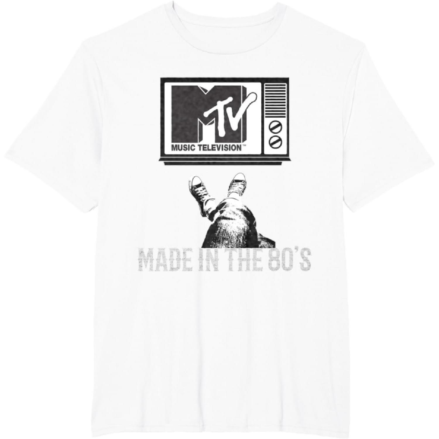 KSDHFE Made in The 80s Vintage Shirt for MTV Fans Men Women T-Shirt S