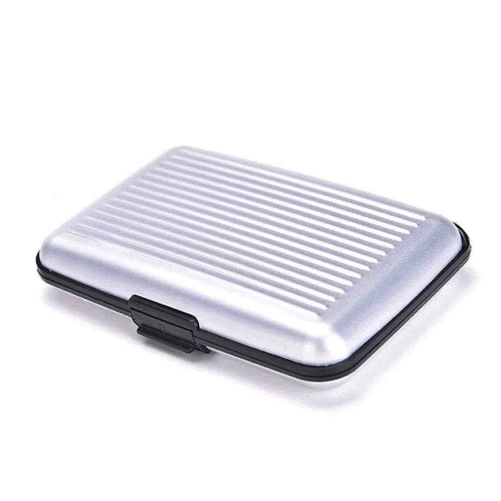 Aluminum Metal Bankcard Blocking Hard Case Wallet Credit Card Anti-RFID Scanning  for Men and Women Protect Holder