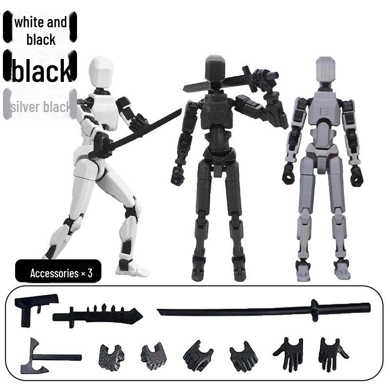 3D Movable Jointed Children's Dolls - Decompression Toy