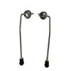 Metal Rack Drum Legs for Floor Tom - Curved Rod Supports and Bass Drum Feet