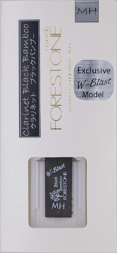 Forestone B Clarinet Reed, Black Bamboo W-Blast [Hardness: MH]