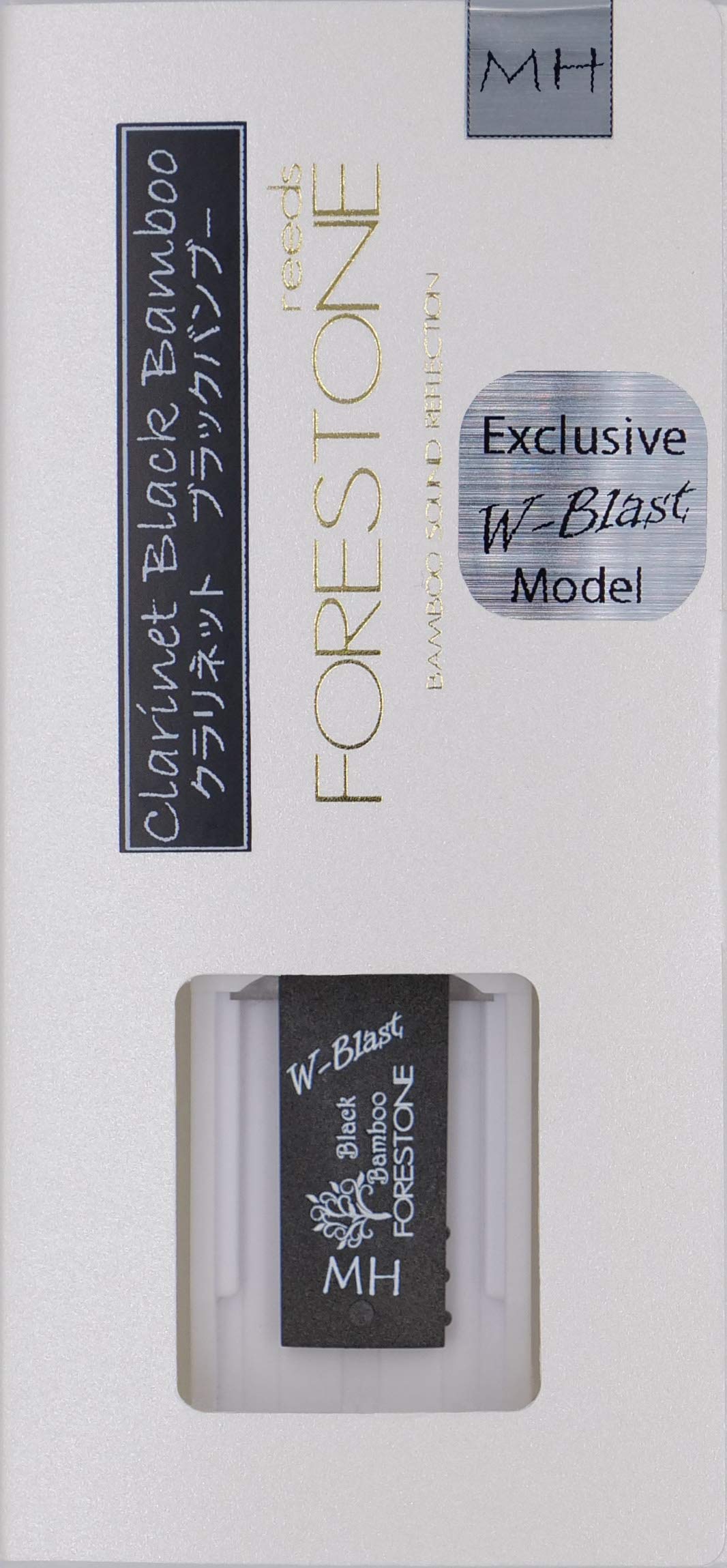 

Forestone B clarinet reed Black Bamboo W-Blast [Hardness: MH]
