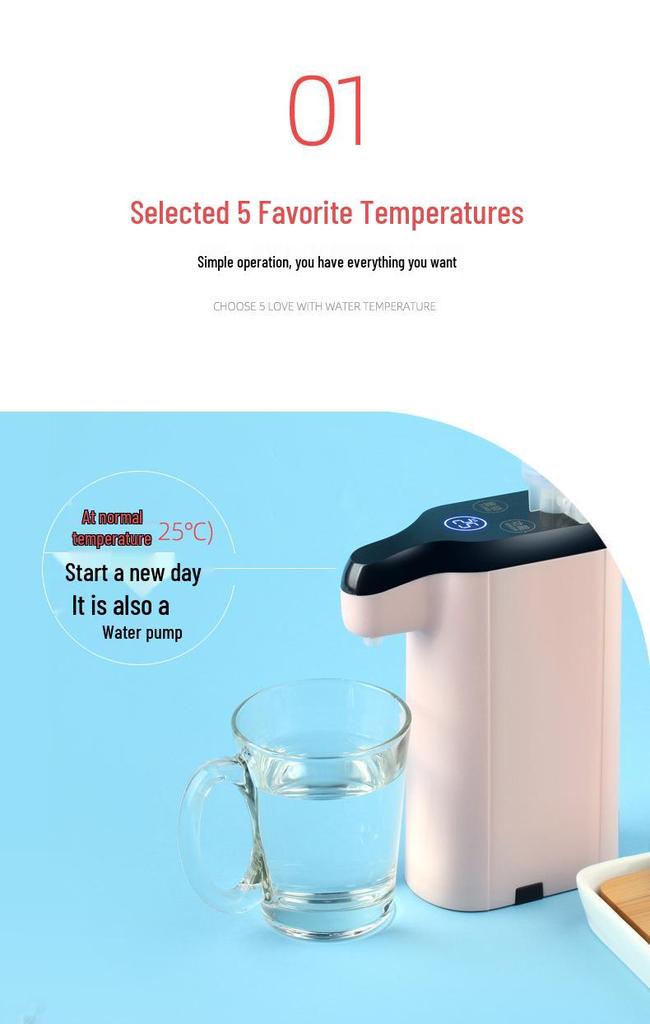Instant Heating Water Dispenser 110V/220V - Compact, Portable, Fast-Heating for Tea & More