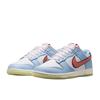 Nike Dunk Low Smiley Swoosh White Hydrogen Blue Crimson