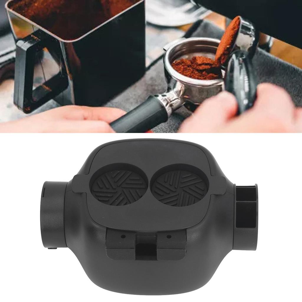Coffee Knock Box Tamping Station Space Saving Coffee Tamper Portafilter Storage Organizer Box for Ho