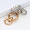 5Pcs Peach Heart Shape Metal Spring Clasp Key Ring Connectors for Keychain Snap Clasp DIY Purse Making