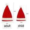 Holiday Photoshoot Prop Christmas Knitted Hat for Adults Kids Winter Festive Party Decoration Costume Accessory