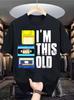 Im This Old Retro Tech Tshirt Vintage Floppy Disk Vhs Cassette Tape Graphic Funny Black Tee 90s Nostalgia Short Sleeve Gift