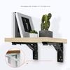 1 Pair Triangle Folding Angle Bracket Shelf for Storage Accessories