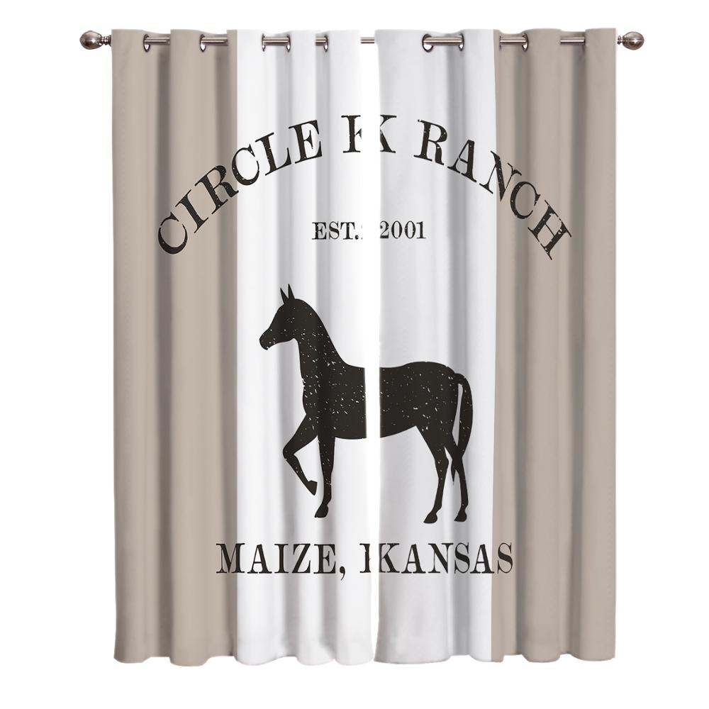 Силуэт лошади на тему фермерской жизни — фото 6