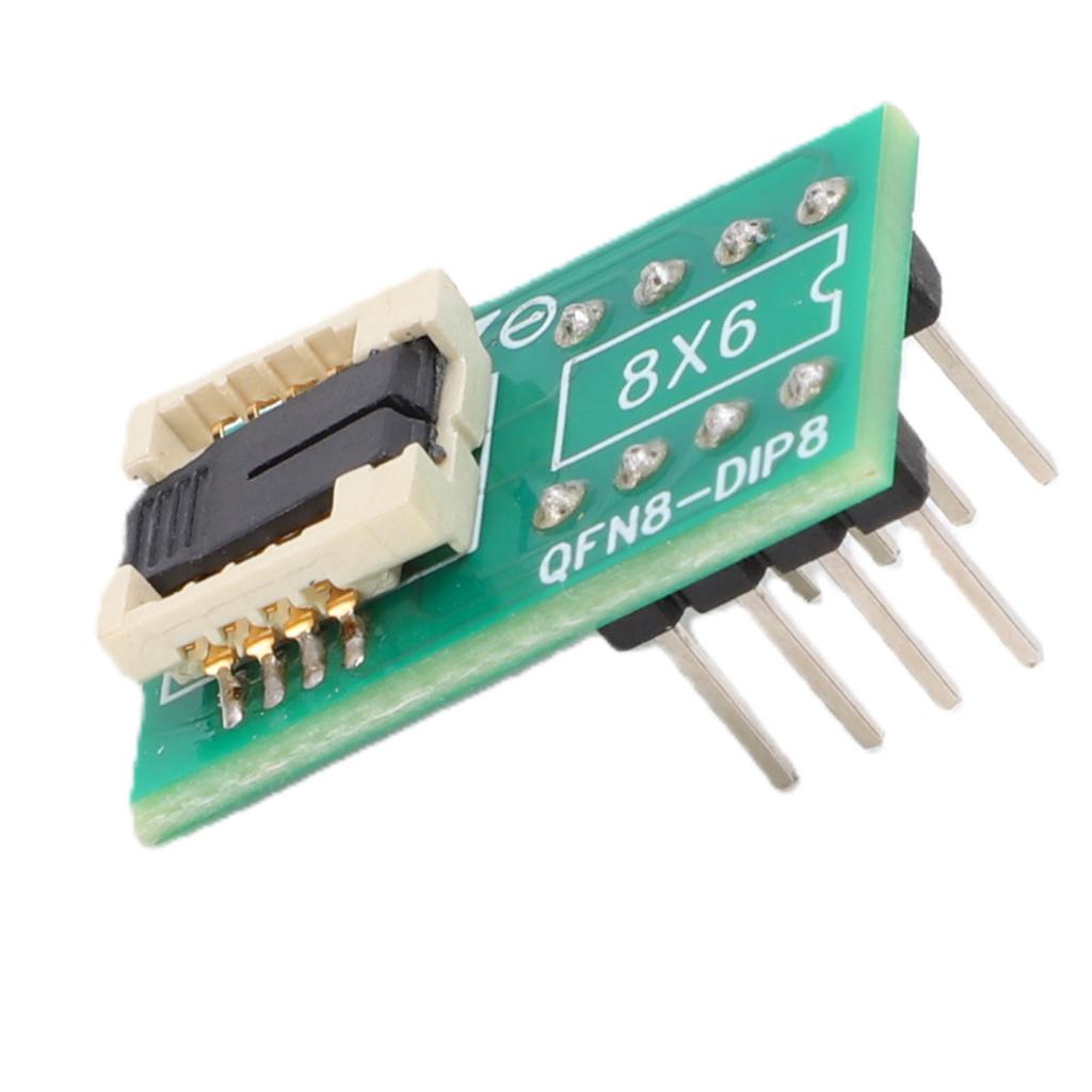 QFN8 WSON8 MLF8 MLP8 DFN8 to DIP8 Socket Adapter Chipset Conversion Adapter for 8x6MM Chip IC Programming and Testing