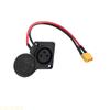A1A2 Electric Scooter Power Input Port Replacement 3Pin Charging Plug Power Port