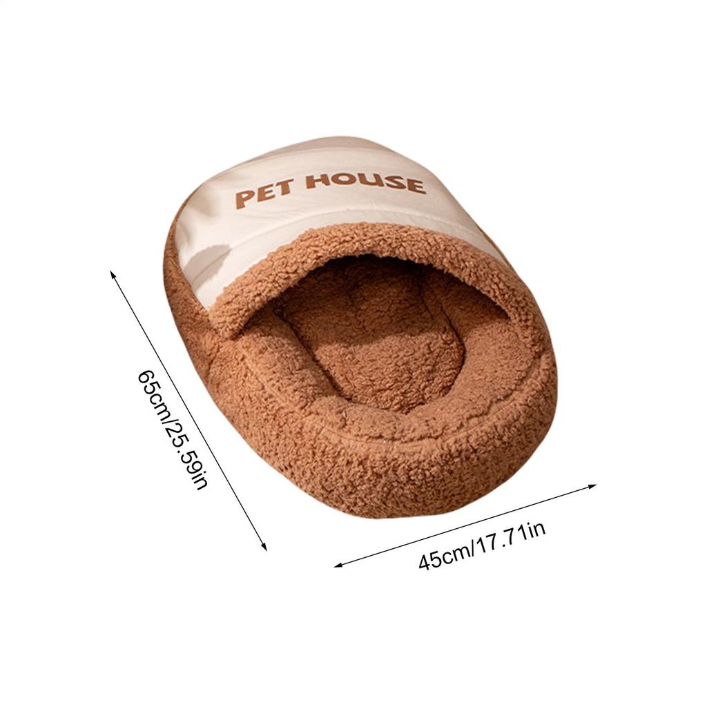 Pet Beds For Cats Calming Dog Bed Sleeping Bag Nest Coved Pet Supplies For Kitten Outdoor Calming Puppy Animal Travel Winter