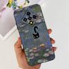 Lovely Painted Case For Infinix Zero 8 8i X687 X687B Soft TPU Back Cover For Infinix Zero8 Zero8i Black Silicon Phone Cases
