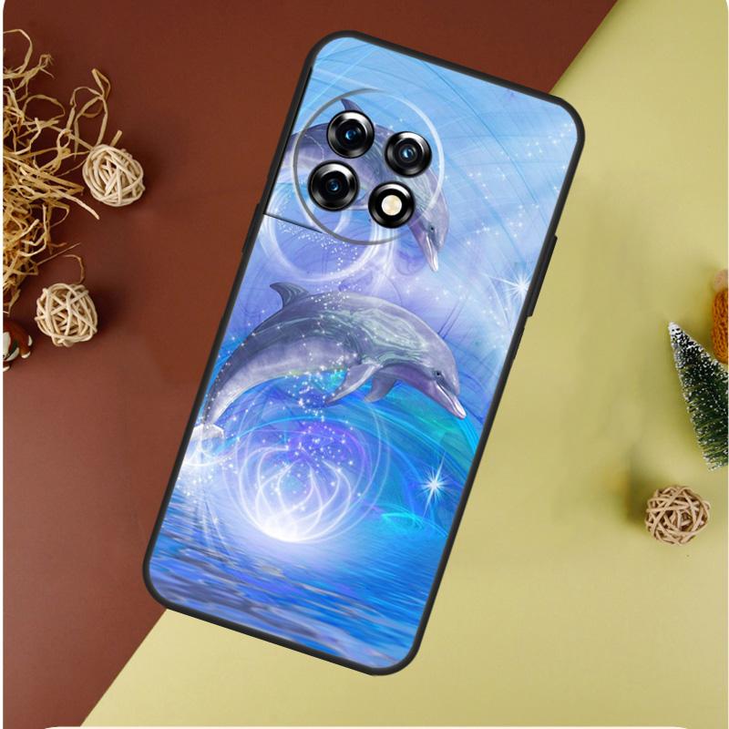 Ocean Dolphin For OnePlus 13 12 11 12R 13R 9 10 Pro 8T 9RT 10T 10R Nord 4 CE 2 3 Lite N20 N30 Phone Case