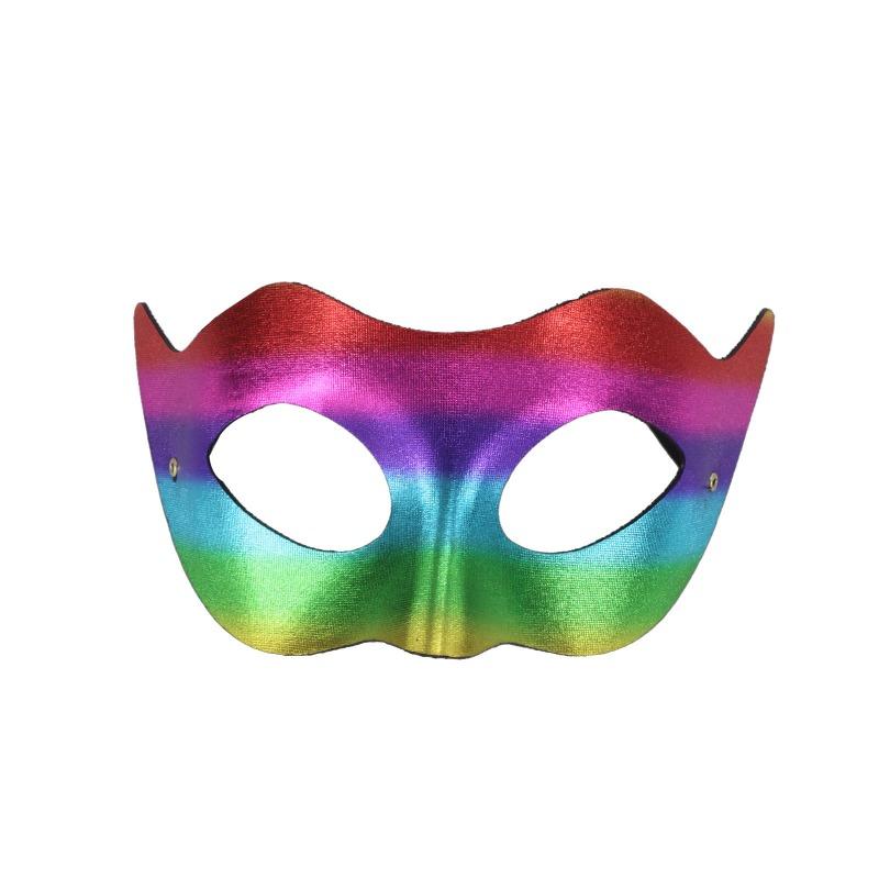Mask half face halloween costume carnival party fashion evening pvc mask big beauty-color