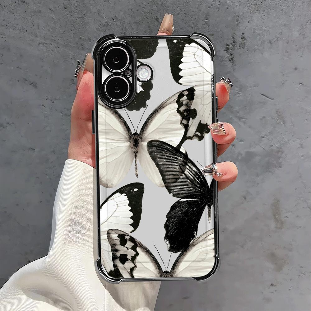 Creative Butterfly Case for Apple iPhone 17 Pro Max Air 15 13 12 Plus 16e 16 Pro 11 14 Phone Cover