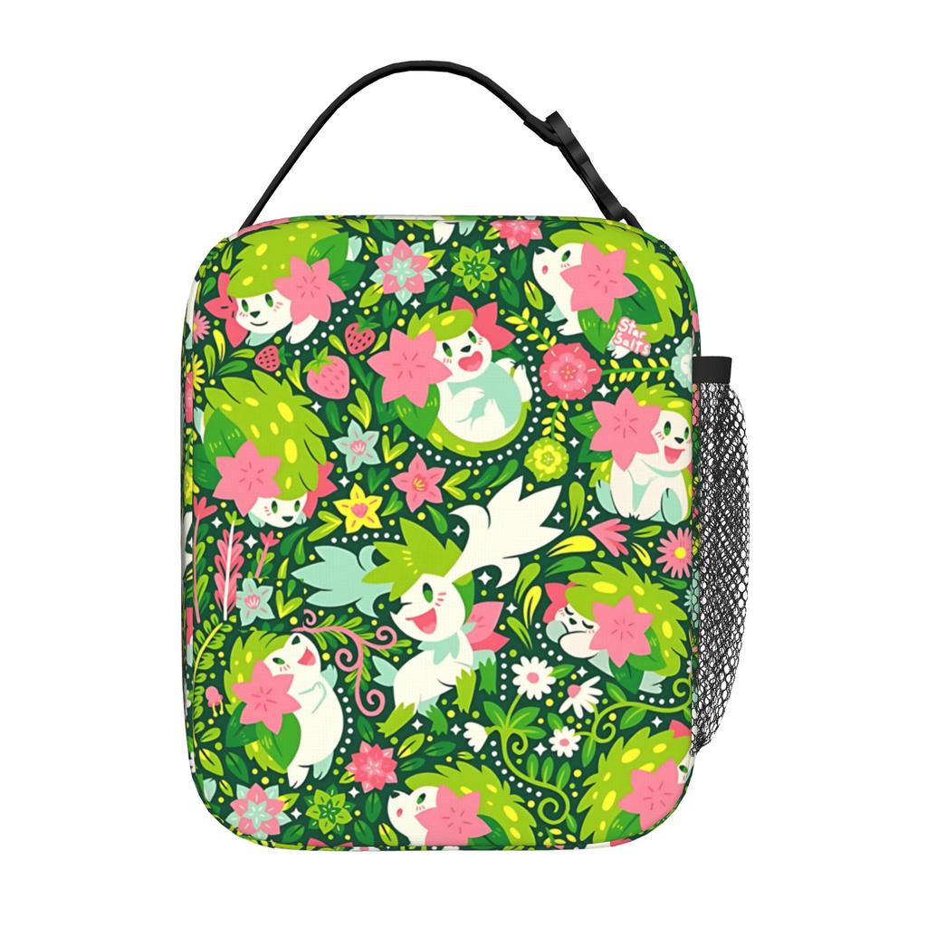 Cartoon Pokemon Theme Large Capacity Thermal Insulation Lunch Bag Ice Pack Rice Bag Storage Picnic Bags Tote