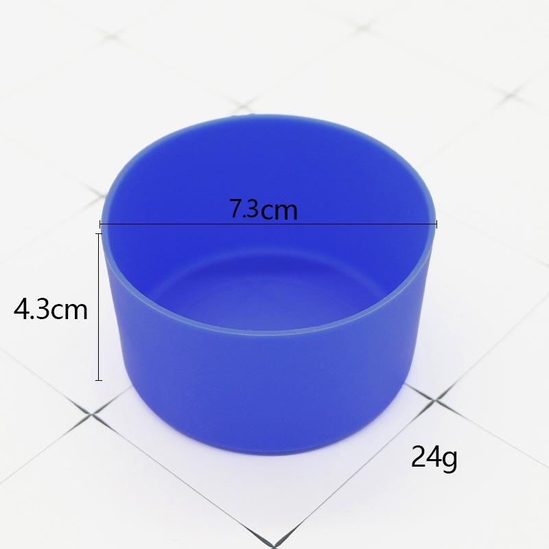 75mm Muti Color Silicone Cup Protection Case Storage Vacuum Bottle Compatitable For Stanley 30/40oz Anti Slip Scratch Resistant