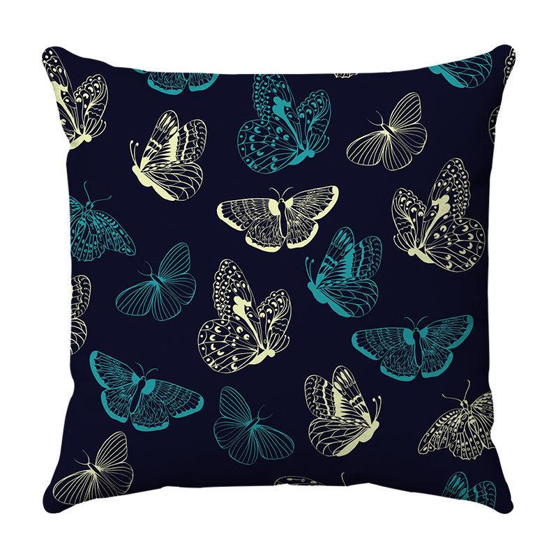 Divination and butterflies Digital printing short plush pillow covers for car sofa office cushion cover home goods 60x60cm