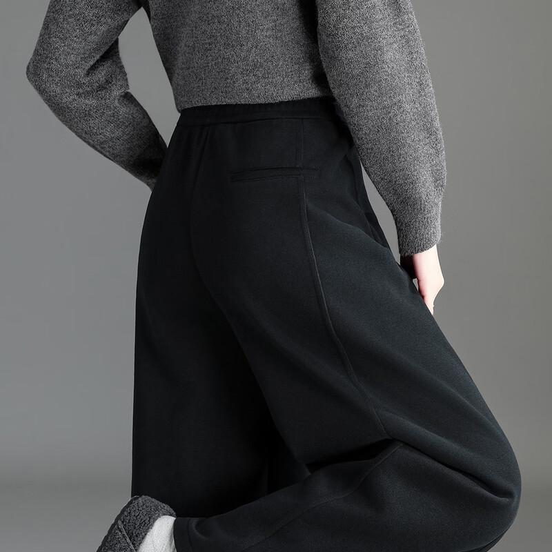 Demana Women's Winter Warm Wide-Leg Fleece Pants