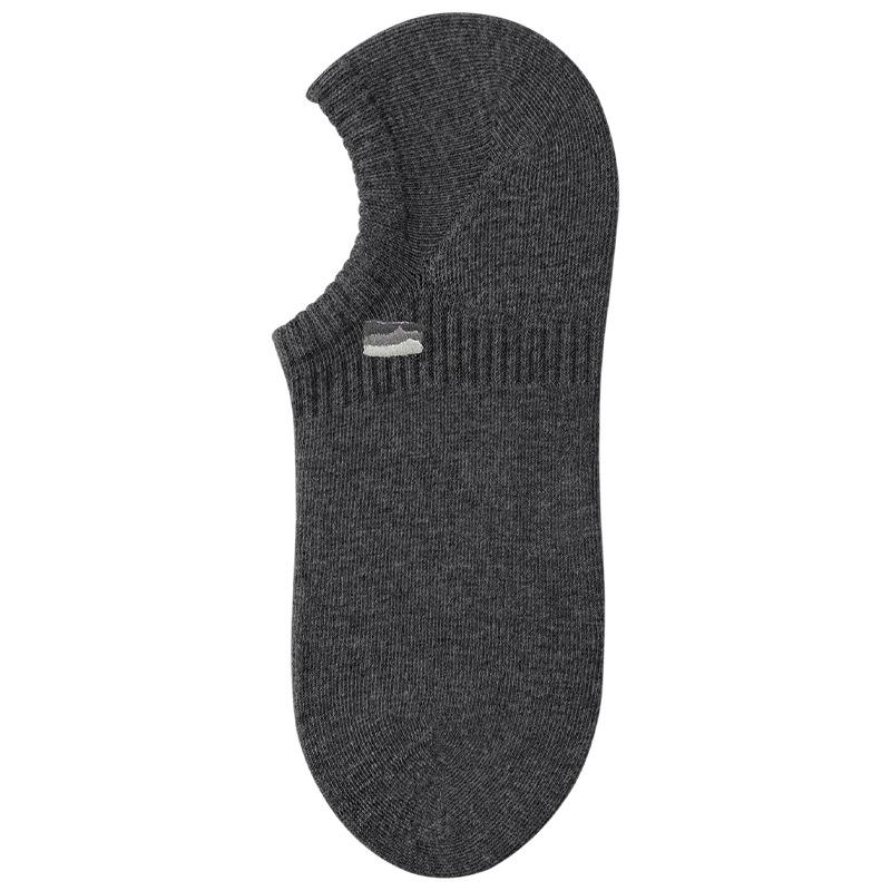 Cotton Socks: Men's Pure Cotton Boat Socks, Suitable for Spring and Summer, Odor-resistant, Anti-slip, No Heel Separation, All-cotton Invisible Socks.
