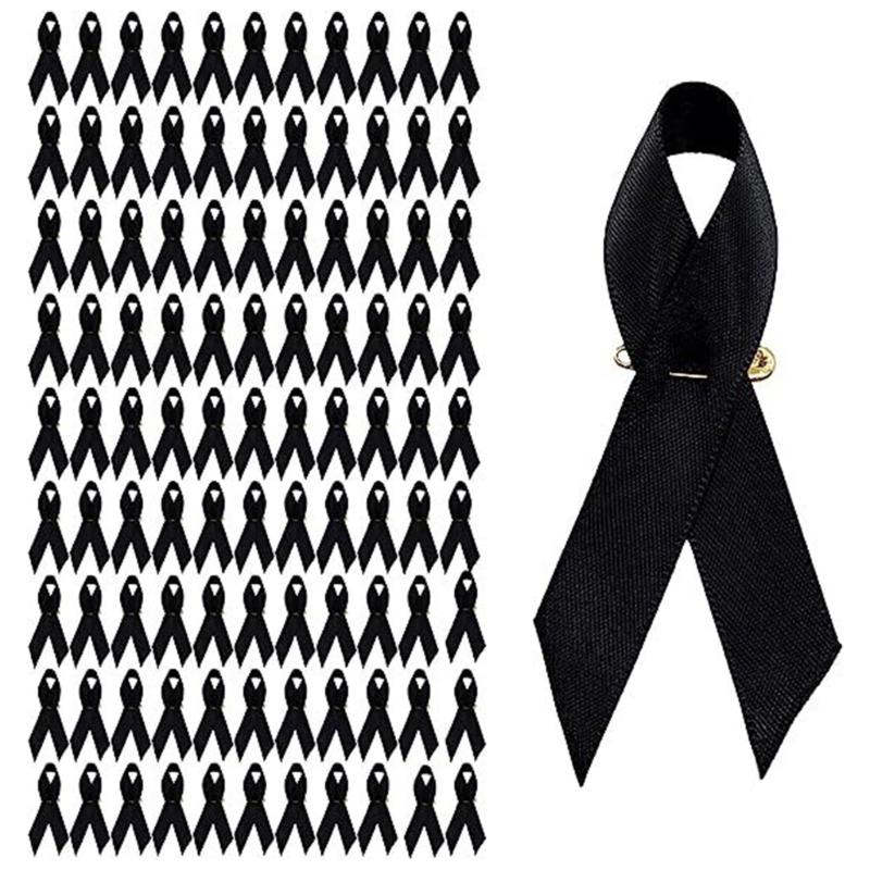 

100pcs Pink Ribbon Brooches Badge Breast Cancers Health Care Pin Women Public Welfare Badge Awareness Hope Enamel Gift