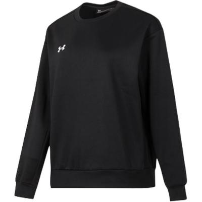 Under Armour Logo Outdoor Casual Sport Rundhals Fleece Langarm Sweatshirt Unisex Sweatshirt Schwarz 24600305-001
