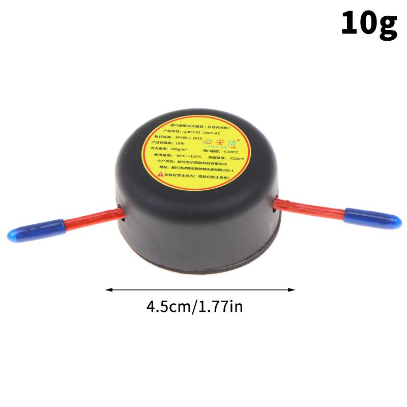 

Hot Air Aerosol Retardant Device Dual-Line Design Household Automatic Fire Extinguishing Sticker Non-Pollution Auto For Vehicles 10g