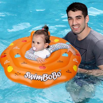 Children's Baby Float with Foot Pocket, SPF50+ Protection, Removable Sunshade, Swimming Aid, Sun Protection, for Bathing, Beach, Summer, Outdoor