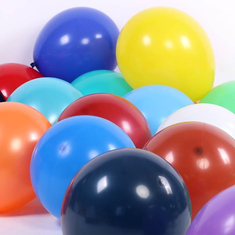 Balloon Thick Round Matte Latex Mixed Color Shopping Mall Festivals Decoration