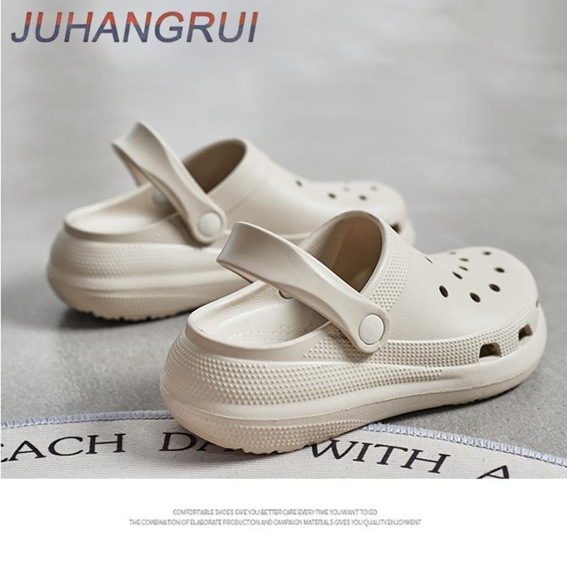 Womens Home Slippers Men's Sandals Summer Garden Clogs Shoes Man Beach Slipper Outdoor Waterproof Soft Slides Casual Anti Slip