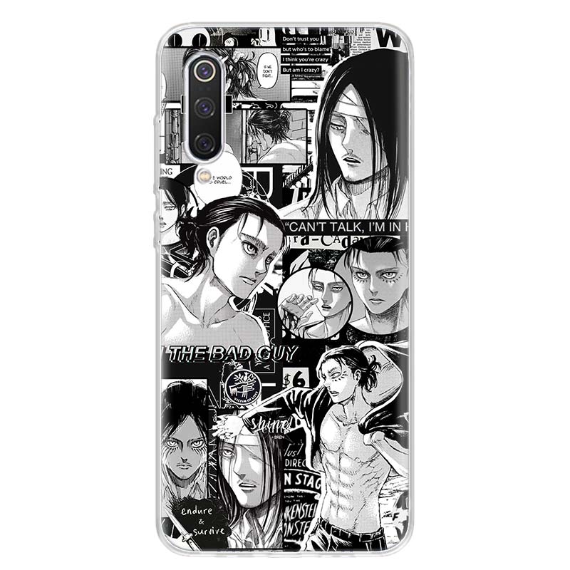 Angriff auf Titan Cover Telefon Fall für Xiaomi Poco X3 GT X4 NFC M4 Pro M3 M2 F3 F2 F1 Mi Hinweis 10 A3 A2 Lite A1 CC9E Fundas Cas