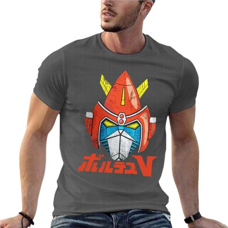 Voltes V Team Robot Japan Of Chogokin Oversized T Shirts Funny Mens Clothes  Cotton Streetwear Big Size Tops Tee