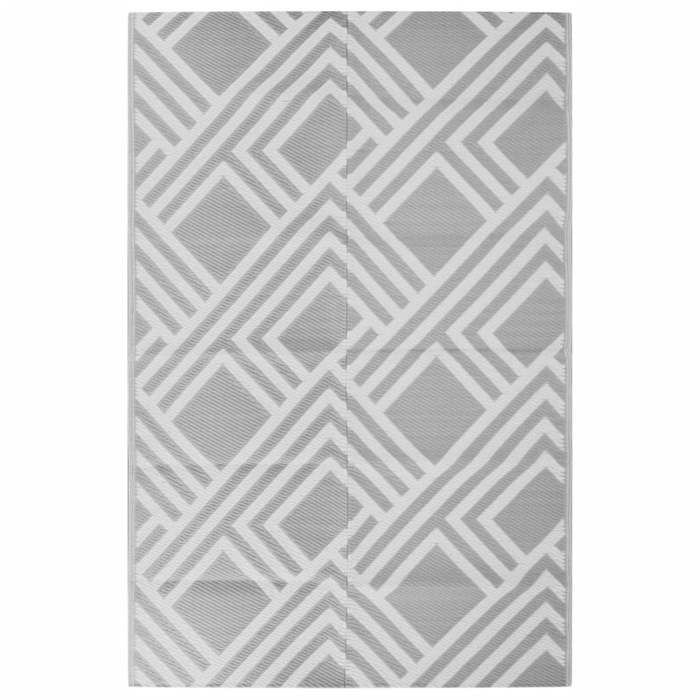 VidaXL Tapis d'extérieur ARAKIL Gris 190x290 cm PP 368564