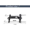 1 PC Car Bracket with J Bolt, Durable Thickened Adjustable Fixed Battery Holder Replacement Accessoriesr, Universal Automotive Ship (Black),