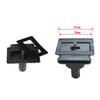 Overflow Head for Kitchen Sink Square Style Fits 21mm Overflow Pipe 250mm Pipe Length PP Material Construction