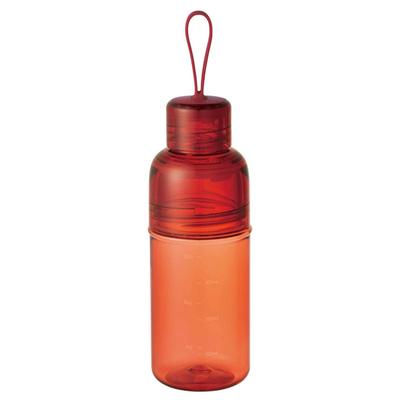 Kinto Workout Bottle 480ml Red Sports Training Lightweight Water Bottle Dishwasher Safe 20313