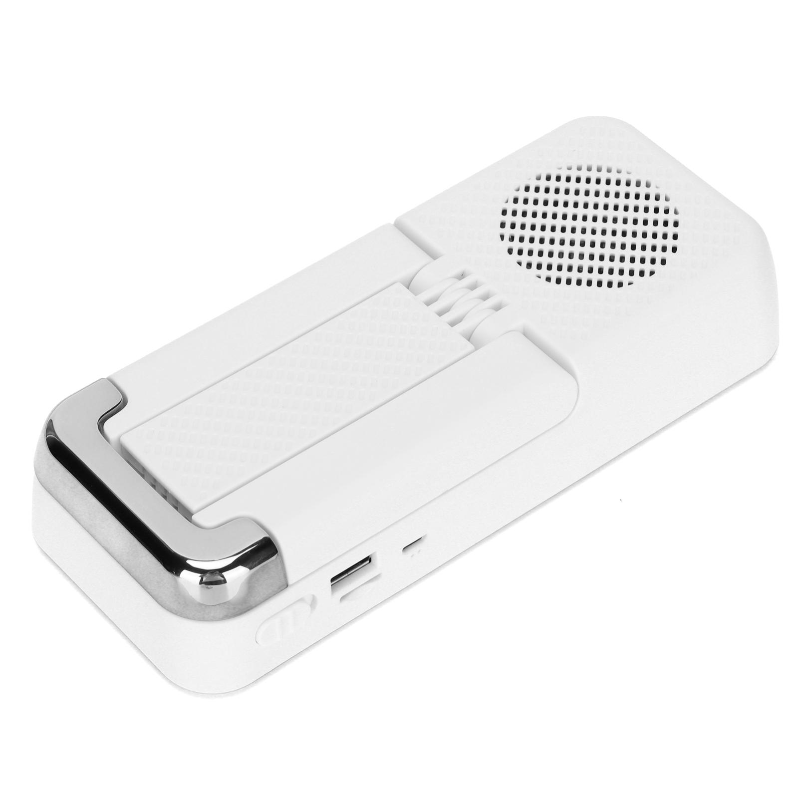 

Держатель для мобильного телефона Bluetooth-динамик Складной портативный Bluetooth-динамик высокой мощности белый