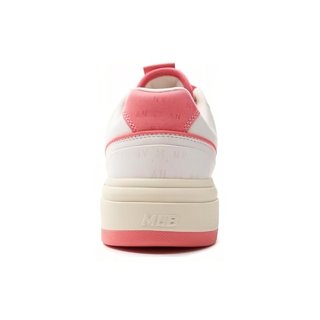 MLB Chunky Liner Synthetic Leather Slip Resistant Abrasion Resistant Low Top Skateboard Shoes Unisex Pink 3ASXCBO3N-50COS