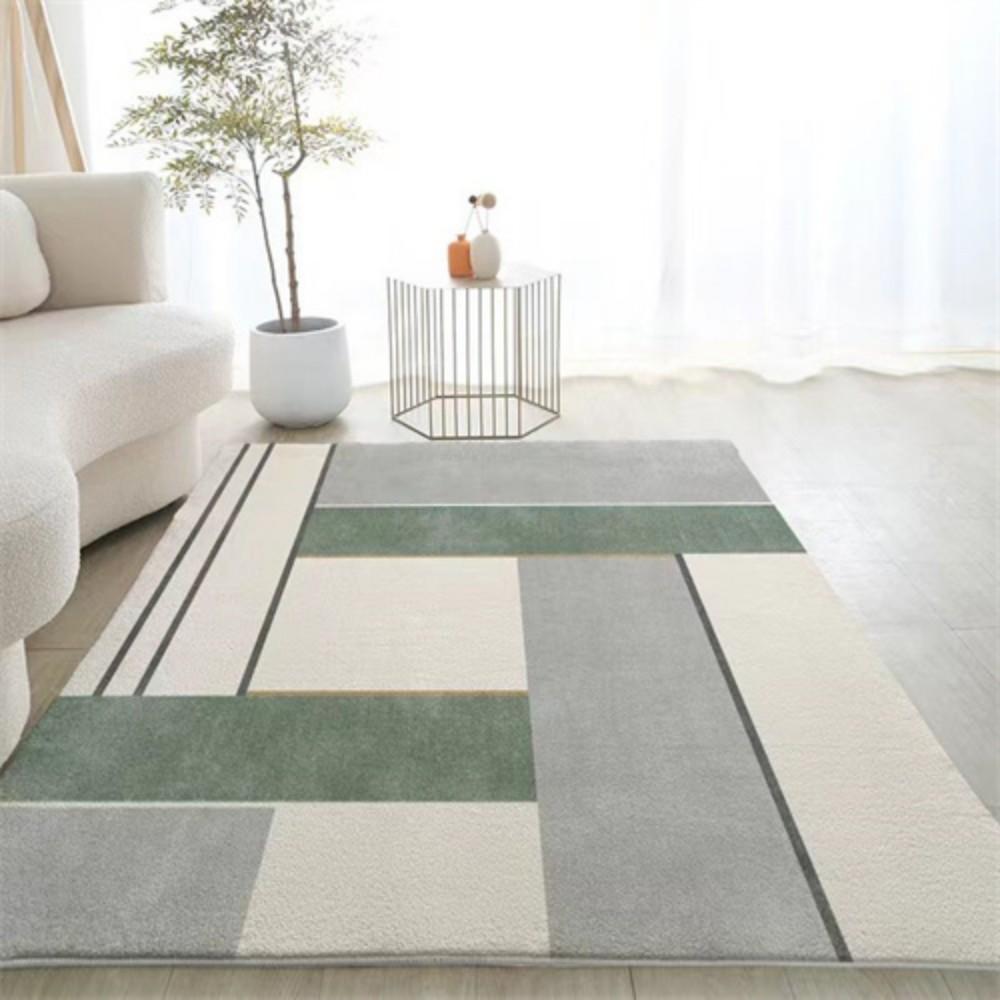 Nordic Style Off White Wavy Line
