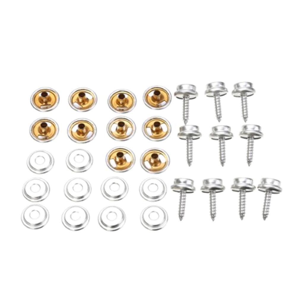 10/25pcs Snap Fastener Kit Tent Marine Boat Furniture Canvas Cover Tools Stainless Sockets Button Car Canopy Accessories