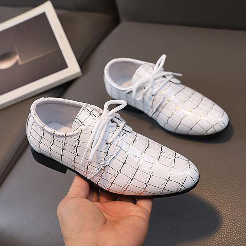 Boys Shoes Kids Flats Causal Children's Wedding Shoes Toddlers Black Fashion Student School Performance