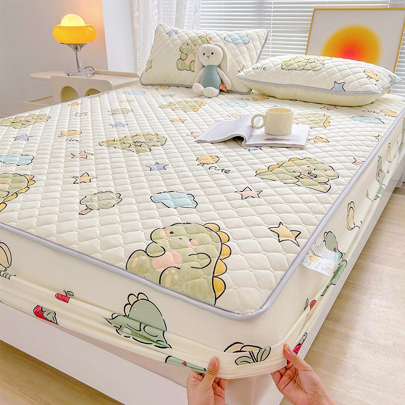 ins mattress protective cover Class A mattress cover dormitory bed cover bedspread all-inclusive padded Simmons protective cover three-piece set