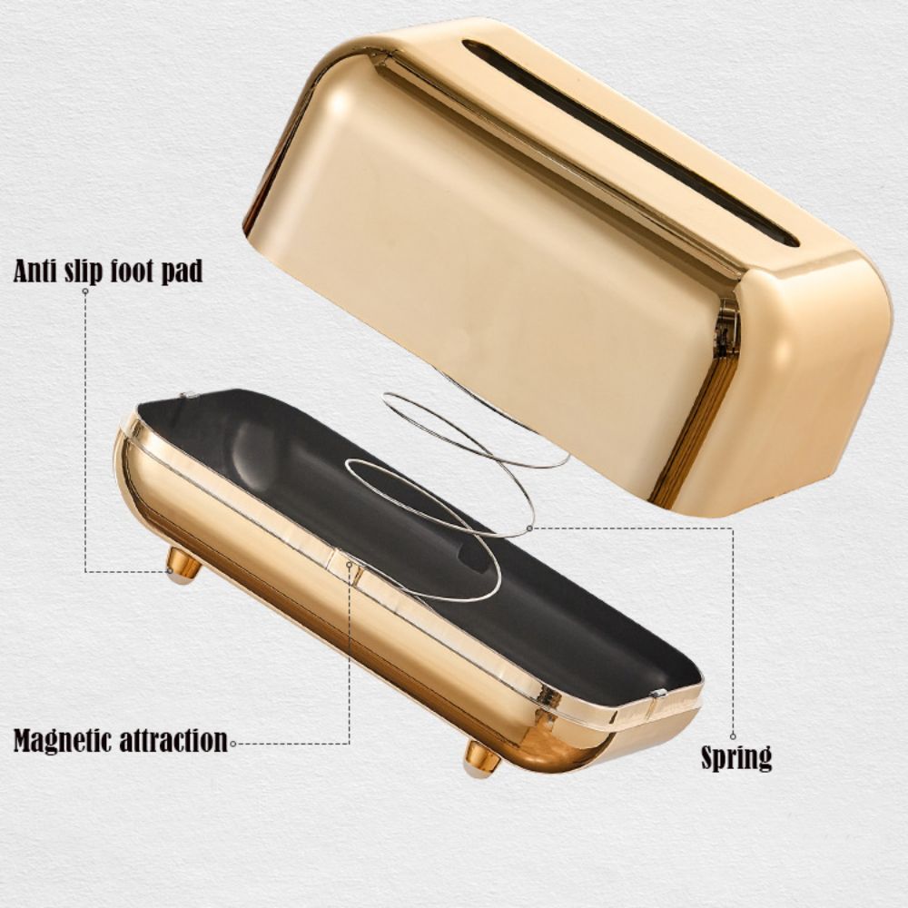 Luxe Tissuesdozen Verwijderbare Papieren Doos Hoge Kwaliteit Servethouder