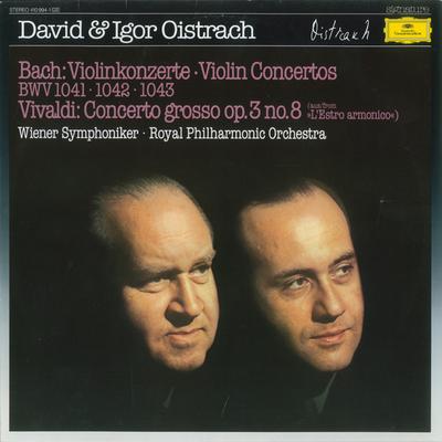 LP Record JOHANN SEBASTIAN BACH ANTONIO VIVA Bach Violin Concertos BWV 1041104 4109941 Deutsche Grammo 1984 Germany Classical Used