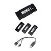 2600mAh 3.7V Replacement Intelligent Flight Battery Long Flight Time Battery for E88/E99/E525 Drones Accessories