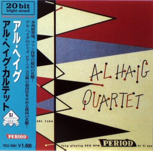 

CD AL HAIG - Al Haig Quartet TKCZ79501 Venus Records 1995 Япония Джаз Б/у
