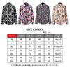 MARBEINE Long Sleeve Floral Print Aloha Casual Plus Sizes Soft Men's Button-Down Shirt, Spring, Summer, Autumn, Winter, Fashion, Available,