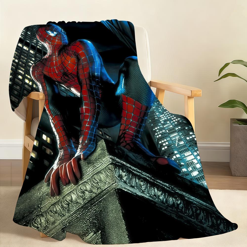 Cool S-Spider-ManS Blanket Soft Throw Blanket for Home Bedroom Bed Sofa Picnic Travel Office Rest Cover Blanket Gift
